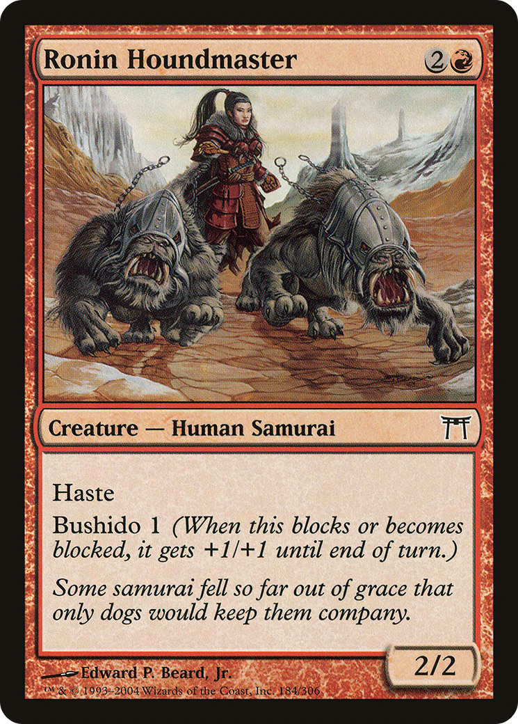 {C} Ronin Houndmaster [Champions of Kamigawa][CHK 184]