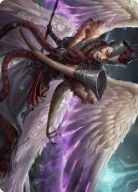 {A} Firja, Judge of Valor Art Card [Kaldheim Art Series][AKHM 056]