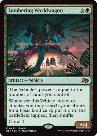 {@R} Lumbering Worldwagon [Aetherdrift Promos][PP DFT 422]