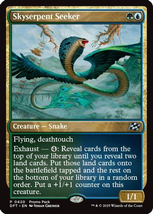 {@C} Skyserpent Seeker [Aetherdrift Promos][PP DFT 420]