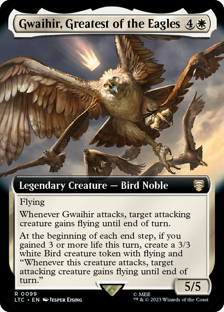 {R} Gwaihir, Greatest of the Eagles (Extended Art) [The Lord of the Rings: Tales of Middle-Earth Commander][LTC 099]
