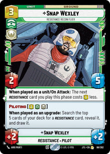 {SW-R}Snap Wexley - Resistance Recon Flier (098/257) [Jump to Lightspeed]
