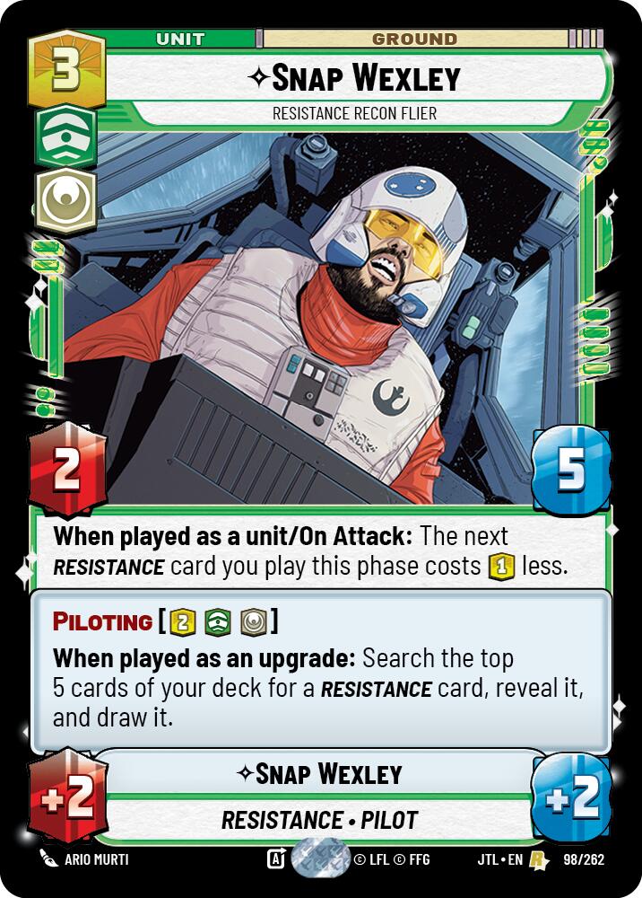 {SW-R}Snap Wexley - Resistance Recon Flier (098/257) [Jump to Lightspeed]