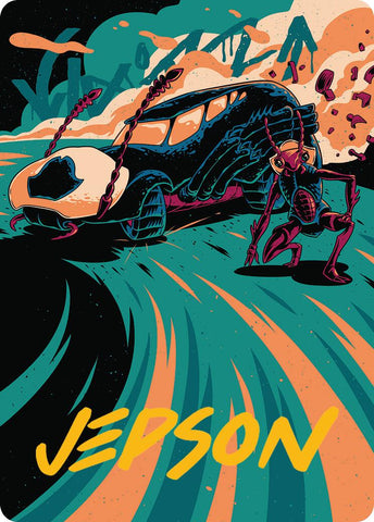 {A} Carrion Cruiser Art Card (Gold-Stamped Signature) [Aetherdrift Art Series][GS ADFT 039]