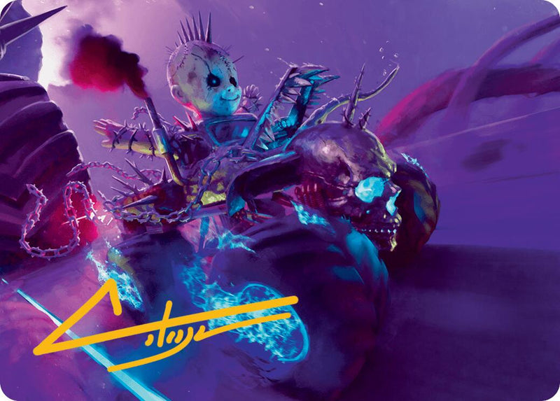 {A} Pactdoll Terror Art Card (Gold-Stamped Signature) [Aetherdrift Art Series][GS ADFT 021]