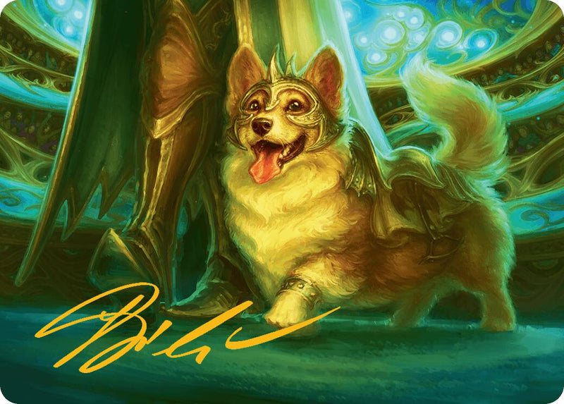 {A} District Mascot Art Card (30/54) (Gold-Stamped Signature) [Aetherdrift Art Series][GS ADFT 030]