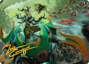 {A} Aatchik, Emerald Radian Art Card (15/54) (Gold-Stamped Signature) [Aetherdrift Art Series][GS ADFT 015]