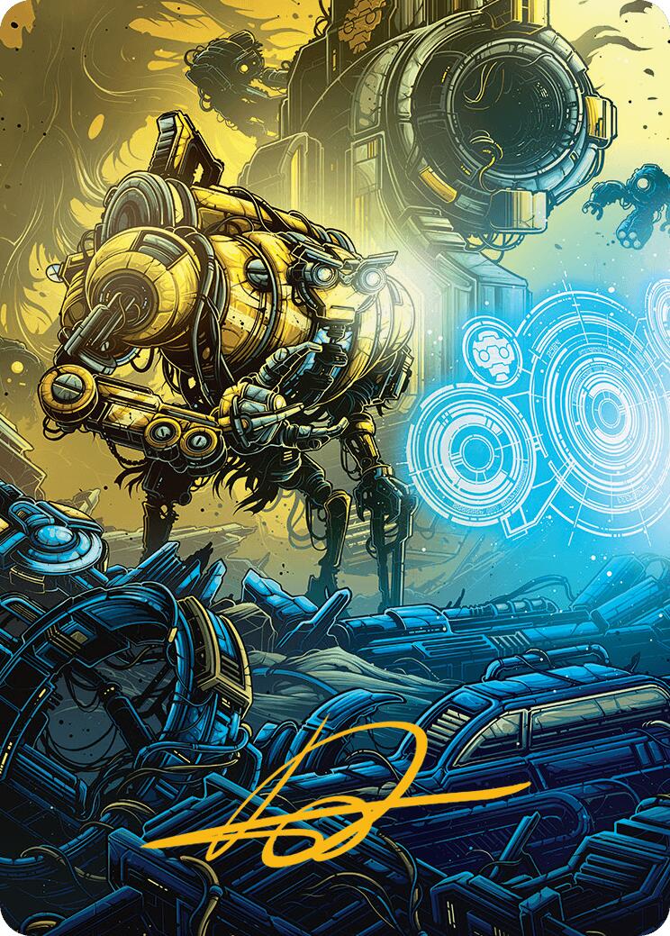 {A} Mendicant Core, Guidelight Art Card (1/54) (Gold-Stamped Signature) [Aetherdrift Art Series][GS ADFT 001]