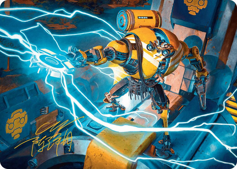 {A} Mendicant Core, Guidelight Art Card (12/54) (Gold-Stamped Signature) [Aetherdrift Art Series][GS ADFT 012]