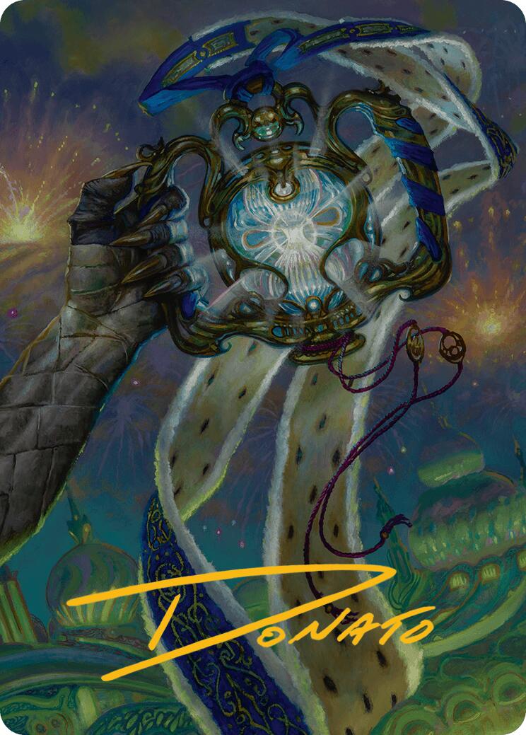 {A} The Aetherspark Art Card (Gold-Stamped Signature) [Aetherdrift Art Series][GS ADFT 029]