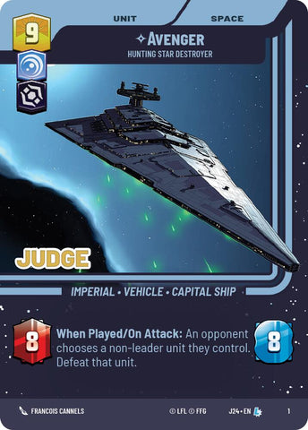{SW-R}Avenger - Hunting Star Destroyer (1) [2024 Judge Promo]