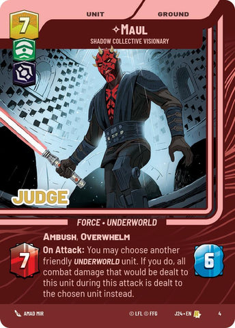 {SW-R}Maul - Shadow Collective Visionary (4) [2024 Judge Promo]