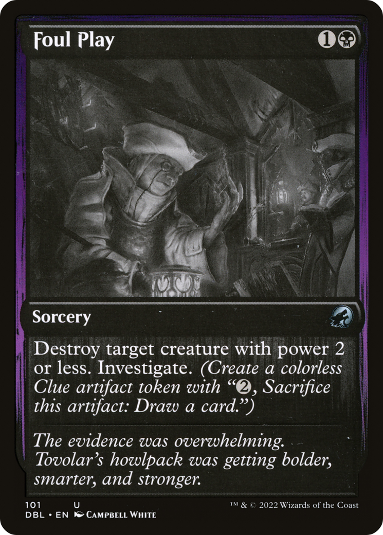 {C} Foul Play [Innistrad: Double Feature][DBL 101]