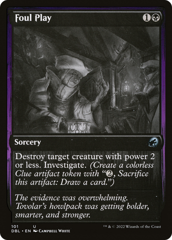 {C} Foul Play [Innistrad: Double Feature][DBL 101]