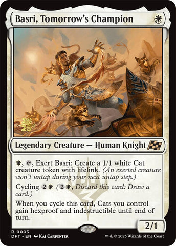 {@R} Basri, Tomorrow's Champion [Aetherdrift Prerelease Promos][PR DFT 003]
