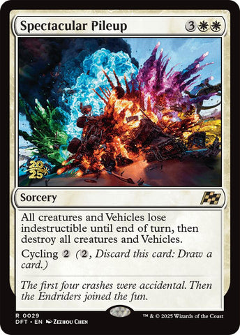 {@R} Spectacular Pileup [Aetherdrift Prerelease Promos][PR DFT 029]