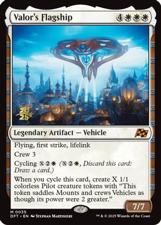 {@R} Valor's Flagship [Aetherdrift Prerelease Promos][PR DFT 035]