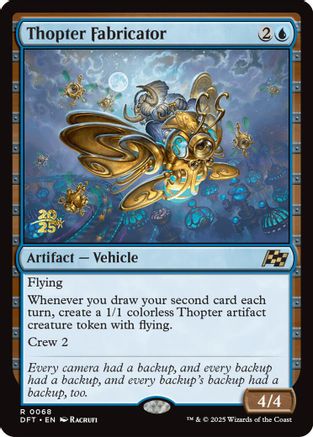 {@R} Thopter Fabricator [Aetherdrift Prerelease Promos][PR DFT 068]