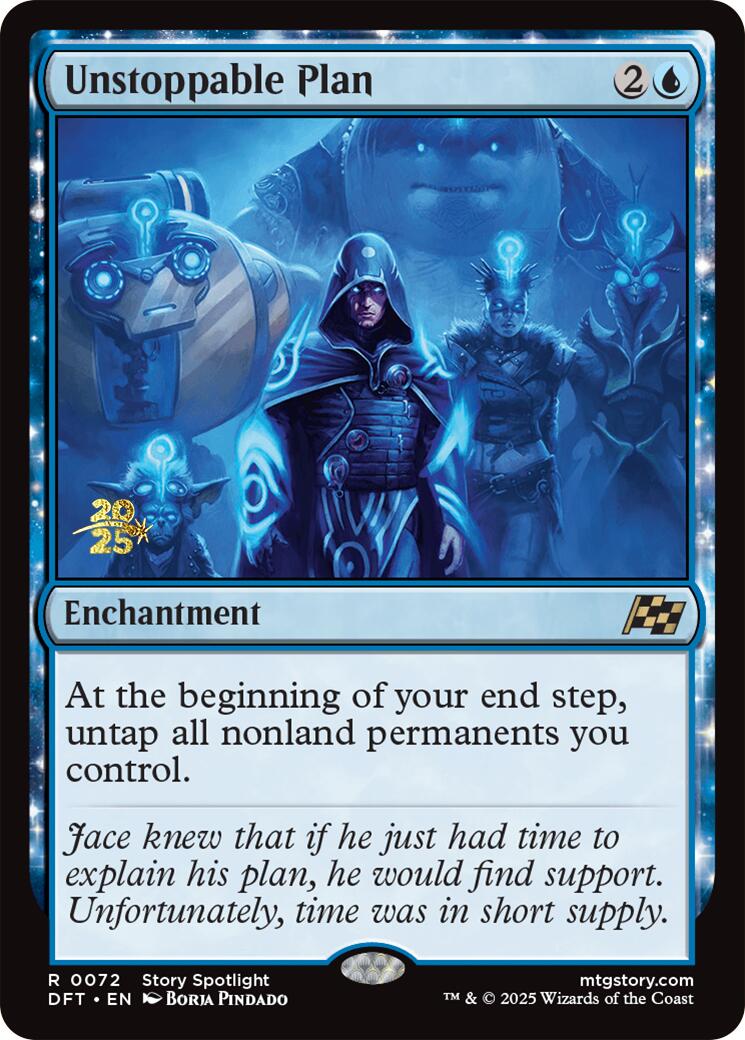 {@R} Unstoppable Plan [Aetherdrift Prerelease Promos][PR DFT 072]