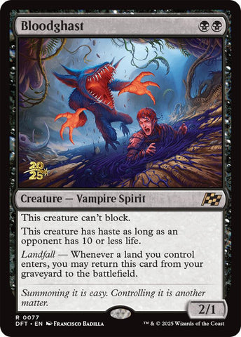 {@R} Bloodghast [Aetherdrift Prerelease Promos][PR DFT 077]