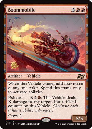 {@R} Boommobile [Aetherdrift Prerelease Promos][PR DFT 113]