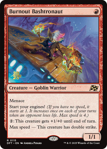 {@R} Burnout Bashtronaut [Aetherdrift Prerelease Promos][PR DFT 115]