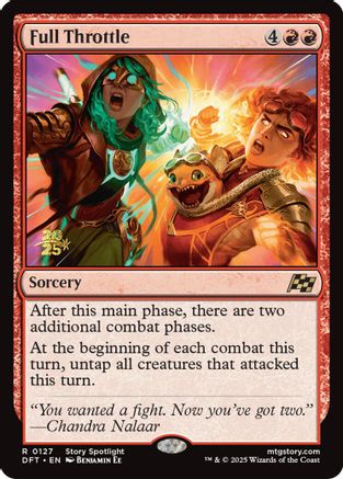 {@R} Full Throttle [Aetherdrift Prerelease Promos][PR DFT 127]