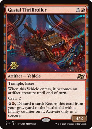 {@R} Gastal Thrillroller [Aetherdrift Prerelease Promos][PR DFT 129]