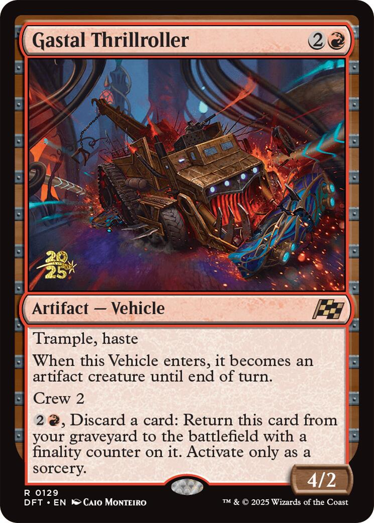 {@R} Gastal Thrillroller [Aetherdrift Prerelease Promos][PR DFT 129]