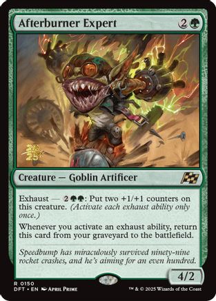 {@R} Afterburner Expert [Aetherdrift Prerelease Promos][PR DFT 150]