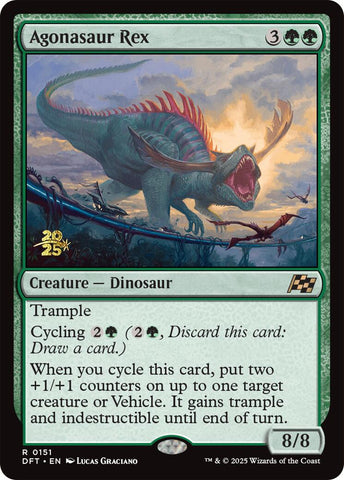 {@R} Agonasaur Rex [Aetherdrift Prerelease Promos][PR DFT 151]