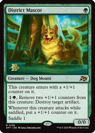 {@R} District Mascot [Aetherdrift Prerelease Promos][PR DFT 158]