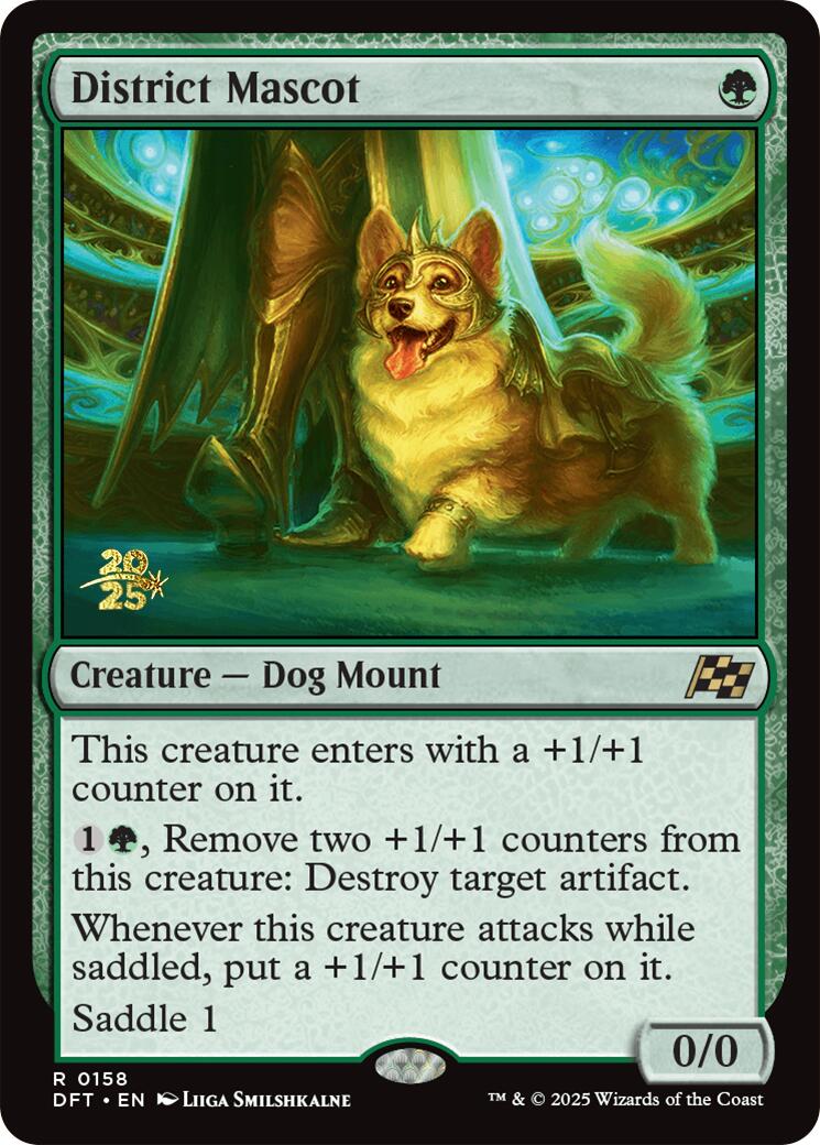 {@R} District Mascot [Aetherdrift Prerelease Promos][PR DFT 158]