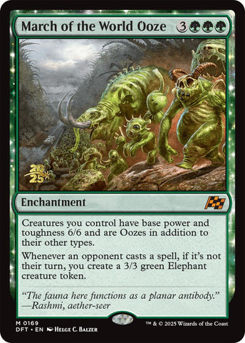{@R} March of the World Ooze [Aetherdrift Prerelease Promos][PR DFT 169]