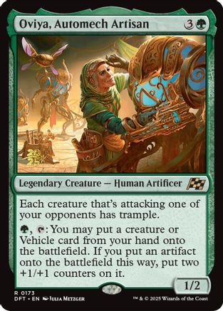 {@R} Oviya, Automech Artisan [Aetherdrift Prerelease Promos][PR DFT 173]