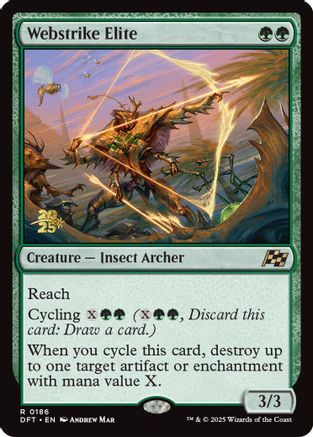 {@R} Webstrike Elite [Aetherdrift Prerelease Promos][PR DFT 186]