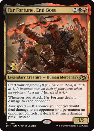 {@R} Far fortune, End Boss [Aetherdrift Prerelease Promos][PR DFT 203]