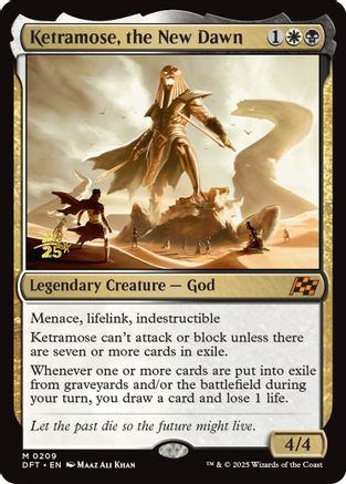 {@R} Ketramose, the New Dawn [Aetherdrift Prerelease Promos][PR DFT 209]