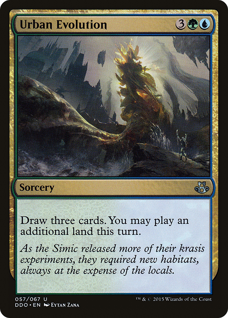 {C} Urban Evolution [Duel Decks: Elspeth vs. Kiora][DDO 057]