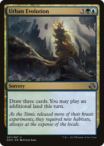 {C} Urban Evolution [Duel Decks: Elspeth vs. Kiora][DDO 057]