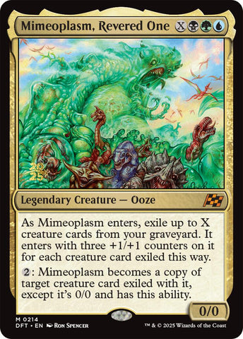 {@R} Mimeoplasm, Revered One [Aetherdrift Prerelease Promos][PR DFT 214]