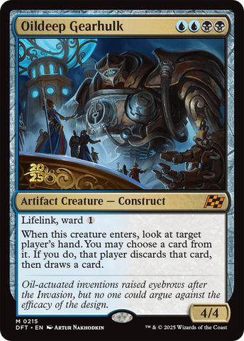 {@R} Oildeep Gearhulk [Aetherdrift Prerelease Promos][PR DFT 215]