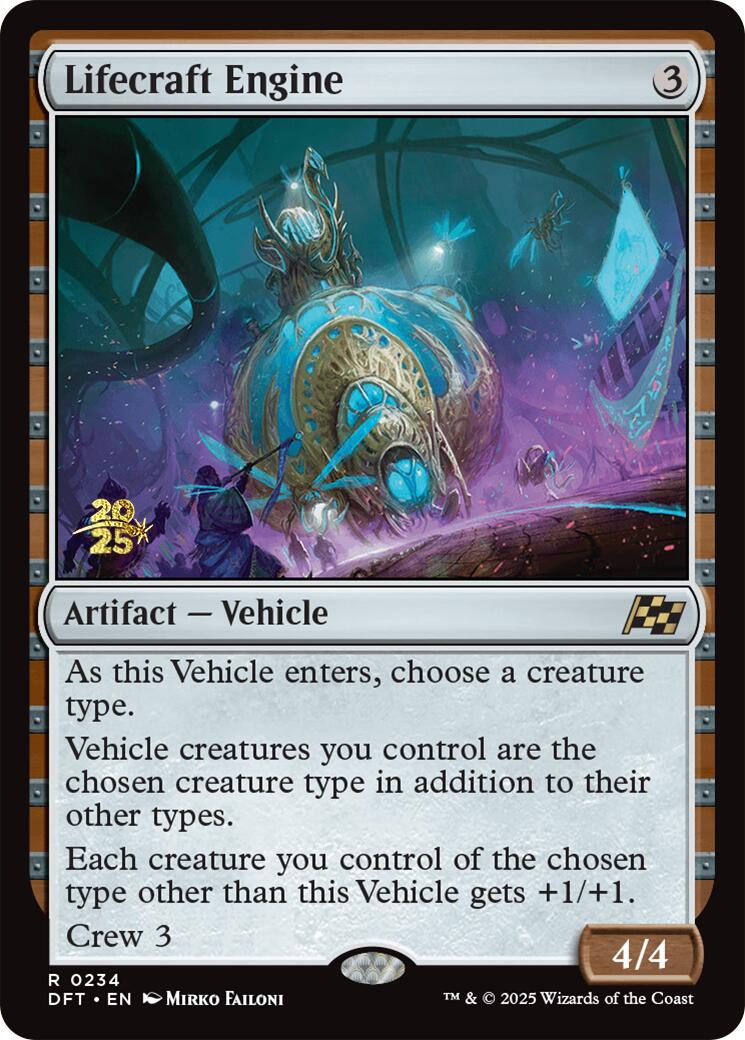 {@R} Lifecraft Engine [Aetherdrift Prerelease Promos][PR DFT 234]