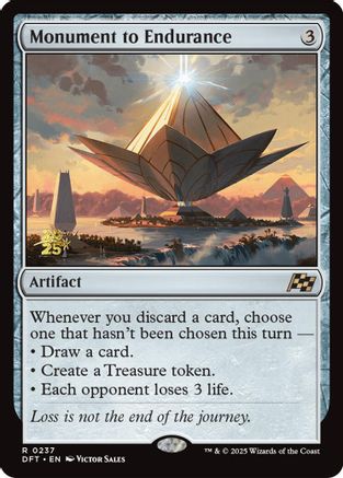 {@R} Monument to Endurance [Aetherdrift Prerelease Promos][PR DFT 237]