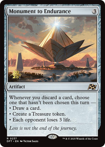 {@R} Monument to Endurance [Aetherdrift Prerelease Promos][PR DFT 237]