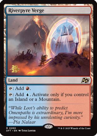 {@R} Riverpyre Verge [Aetherdrift Prerelease Promos][PR DFT 260]