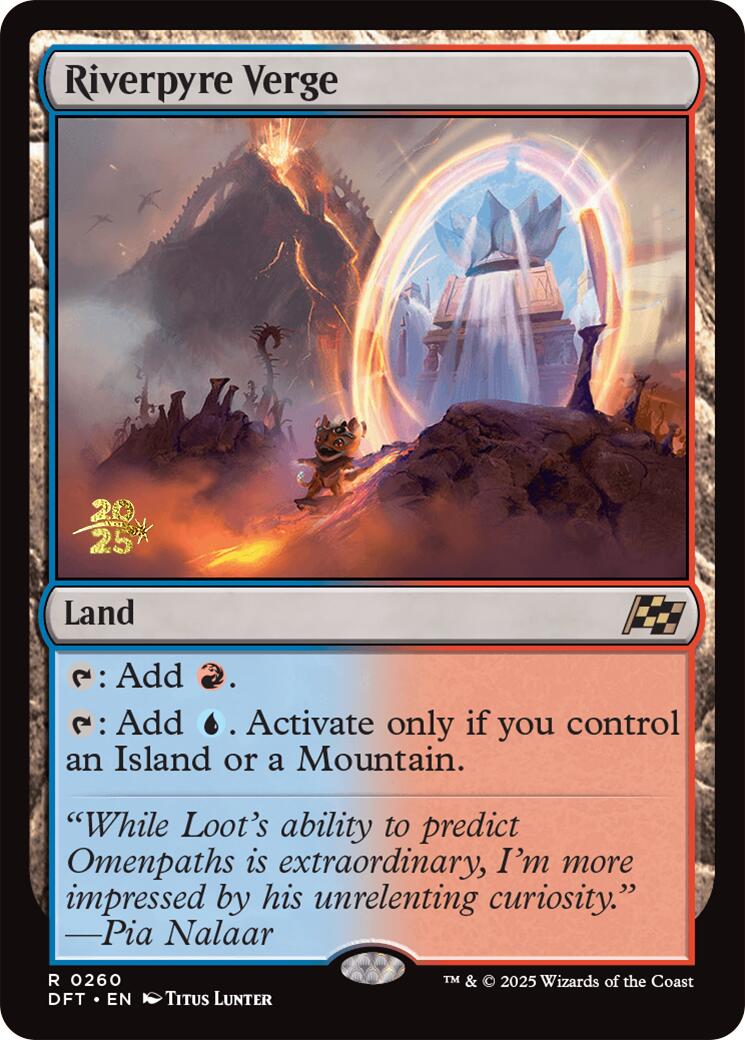 {@R} Riverpyre Verge [Aetherdrift Prerelease Promos][PR DFT 260]