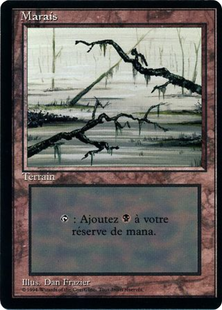 {B}[FBB 3ED 300] Swamp (C) [Foreign Black Border]