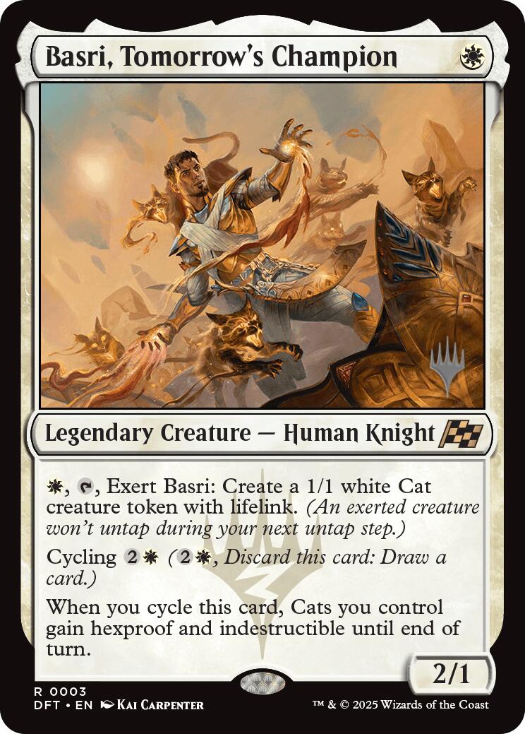 {@R} Basri, Tomorrow's Champion [Aetherdrift Promos][PP DFT 003]
