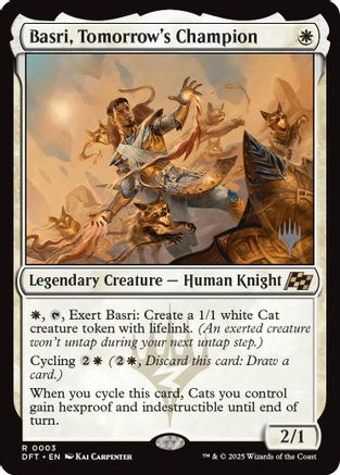 {@R} Basri, Tomorrow's Champion [Aetherdrift Promos][PP DFT 003]